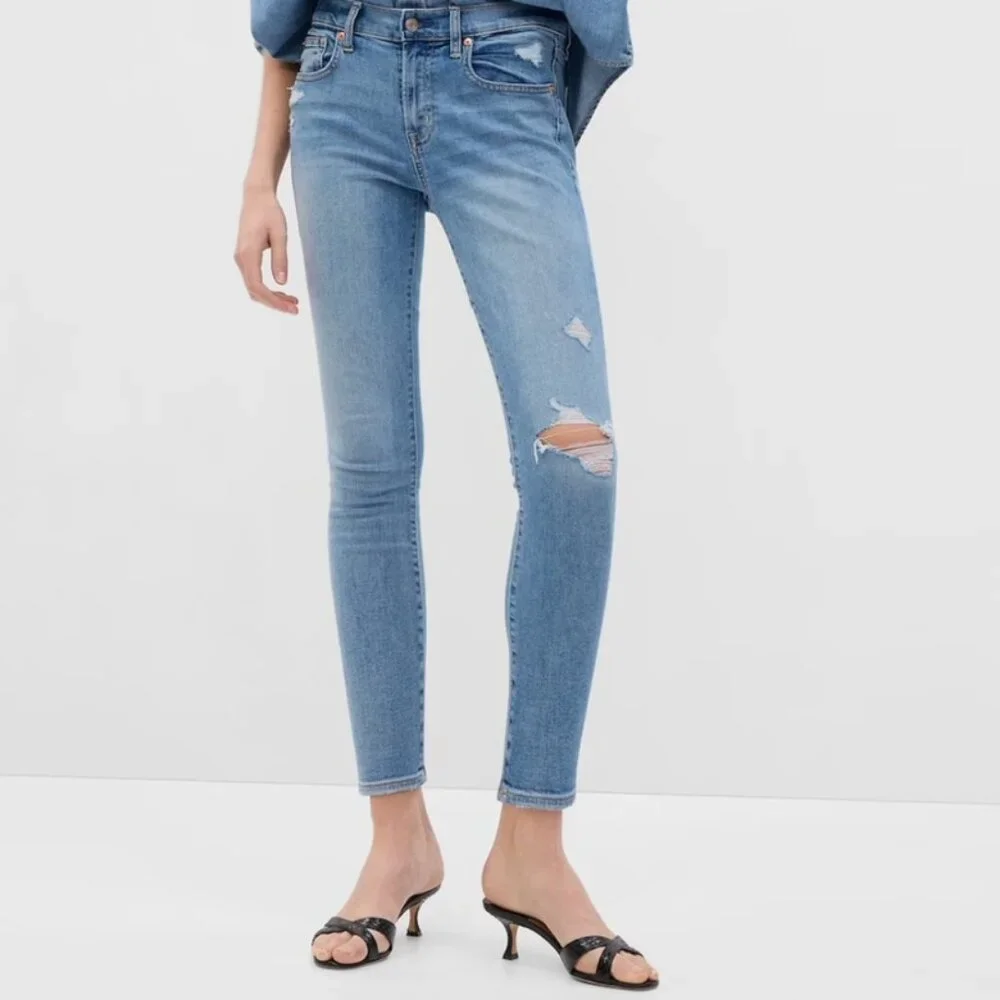 🎀GAP Mid Rise True Skinny Jeans - Picture 2 of 9
